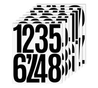12sheets Vinyl Letters Stickers Large Self Adhesive Vinyl Letter Stickers Big Font Stick on Letters Waterproof Black Alphabet Sticker for Sign Po-Ster Window Mailboxes Truck Car Black