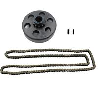 (12T with #35 Chain) Centrifugal Clutch 3/4" Bore Compatible With Predator 212cc Small Engine Go Kart Mini bike Lawnmower Fun Kart Engine 3/4 Bar