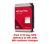 WD Red Plus 12TB NAS 3.5" Internal Hard Drive - 7200 RPM, SATA 6Gb/s, CMR, 256MB Cache