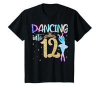 12th Birthday Ballerina 12 Years Old Ballet Dancer Party T-Shirt