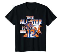 12th Birthday Bash Basketball Age Twelve Party Sports-Fan T-Shirt