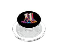 12th Birthday Bearded Dragon 11 Years Old Reptile Party Fun PopSockets PopGrip for MagSafe