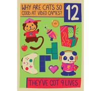 12th Birthday Card For Boys and Girls Gaming Themed