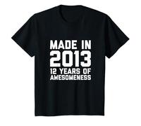 12th Birthday for Boys Girls Son Daughter Age 12 Year Old T-Shirt