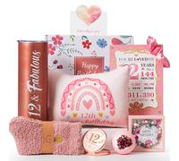 12th Birthday Gifts for Gifts,Unique Gifts Set Ideas for Turning 12 Year Old Girl Pamper Hamper Box,Happy Bday Present Basket Kit for Teen Girl Decorations for Sisters,Daughter,Niece, Granddaughter
