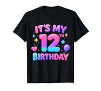 12th Birthday Girls Apparel Twelve Years Old It's My 12 Bday T-Shirt