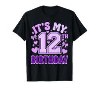 12th Birthday Girls Apparel Twelve Years Old It's My 12 Bday T-Shirt