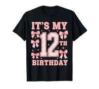 12th Birthday Girls Twelve Years Old It's My 12 Bday T-Shirt