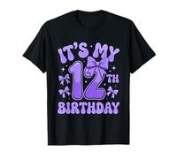 12th Birthday Girls Twelve Years Old It's My 12 Bday T-Shirt