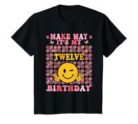 12th Birthday Groovy Girl It's My Twelve Birthday T-Shirt