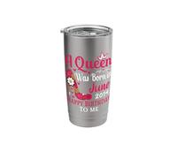 12th Birthday High Heel A Queen was Born in June 2014 Stainless Steel Insulated Tumbler