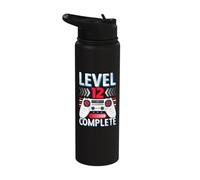 12th Grade Graduation High School Level 12 Complete Graduate Stainless Steel Insulated Water Bottle