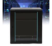12U Wall Mounted Server Rack for Home Office 450mm Deep Data Network Storage Organizer Rack for Computer Equipment