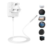 12V 1.25A 15W Power Supply, Compatible with Echo Dot (3rd/5rd/4th/1st Gen) 4.0 * 1.7mm Power Cable Charger, Echo Dot with Clock Kids Edition Fire TV Cube Adapter Charging Cord