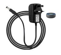 12V 1.25A Power Supply Charger - 15W Replacement Adapter for Echo Dot 1st 3rd 4th 5th Gen - 4.0 × 1.7 mm Charging Cable - Compatible with Echo Dot with Clock Kids Edition Fire TV Cube