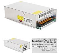 12V 100A 1200W DC Switching Power supply Adapter PSU AC-DC 12Volt Industrial Transformer Converter 0-80/50amps LED drive Lamp Meter Semiconductor Motor Pump Winch Stereos Amplifier Fan SMPS 110V/220V