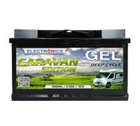 12V 100Ah GEL Deep Cycle Solar Battery - Maintenance-Free Leisure Battery for Caravan, Motorhome, Boat, Shed & Off-Grid Solar Systems - Electronicx Caravan Edition Power Supply