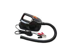 12V 100W Portable Electric Air Pump for Inflatables - Car Powered Blower with 5 Nozzle Attachments - Suitable for Inflatable Kayaks Boats Swimming Pools and Air Mattresses