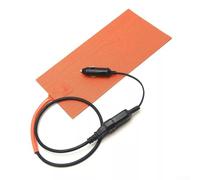 12V 100W Silicone Heating Pad, Overheat for PROTECTION Heater Mat With Built-in Thermostat, Suitable For Pizzas, And Hot Food Delivery Bags, 152Mm X 304Mm