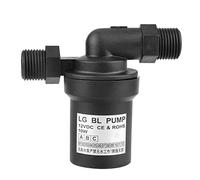 12V 10W DC Brushless Pump, High Temperature Water Pump Small Inline Hot Water Circulation Pump Brushless Solar Water Pump for Industry, Agriculture, Pressurization