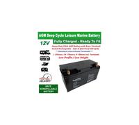 12V 110AH Leisure Marine Sealed AGM Battery Low Height Low Profile 12VSLA35N
