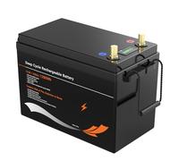 12V（12.8V) 100Ah LiFePO4 Battery with BMS, Deep Cycle Battery for RV/Solar/Boat/Marine/Trolling motor/Replace Most of Backup Power