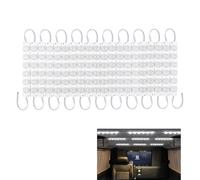 12V 120 LEDs Van Interior LED Light, RV Dome Lamp Waterproof Ceiling for Truck Camper Van Trailer Boat Transit Bus 20 Separable Modules, White LED Light Strip Self Adhesive for Vehicles Home Lighting