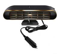 12V 120W Car Heater, Dual-Purpose Heating and Cooling with 360° Rotation, Fast Defrosting and Defogging for Cars, Trucks, SUVs, Black Gold(Black Gold)