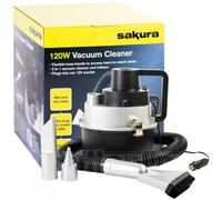 12V 120W Sakura Handheld Vacuum Cleaner And Inflator 2 In 1 Portable Car/van