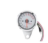 12V 13000 RPM Motorcycle Speedometer Tachometer Fuel Meter Dashboard Gauges Dial Odometer Universal Motorbike Accessories Mile Meter Gauge