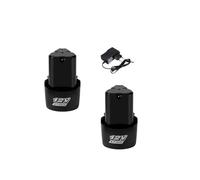 12V 1500mAh Battery Rechargeable Lithium-Ion Compatible for Electric Screwdriver Electric Drill Mini Angle Grinder Tool(2 12V 1 Charger)