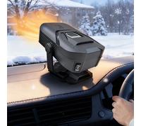 12V 150W 2-in-1 Portable Car Heater Cooling Fan Defroster for All Vehicles