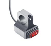 12v 16A Waterproof Motorcycle ATV Handlebar Switch Compatible With Headlight Turn Low Beam ON Off Controls For MotoLovee And Similar Models(FZ2778-Red)