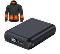 12V 18400mAh Heated Jacket Battery Pack, Battery Pack for Heated Jacket, Rechargeable Power Bank for Heated Jacket, Heated Pants with DC/USB/Type-C Output LED Display