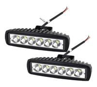 12V 18W 15cm LED Light Bar, IP67 Waterproof LED Spotlight, Fog Lights for Car, Motorcycle, 4x4, Truck, Tractor, SUV, Boat