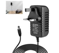 12V 1A Power Supply Adapter UK, AC/DC 100-240V to DC 12V 1A 12W Converter Adapter with 5.5x2.5 & 5.5x2.1 DC Plug Universal 12V Adapter for CCTV Cameras Routers LED Strip Lights Yamaha Keyboards