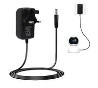 12V 1A Power Supply Adapter Universal AC/DC Adapter 100-240V 50/60Hz Black Wall Mount Transformer Plug with 5.5mm x 2.5mm UK Plug for LED Strips CCTV Cameras Routers Audio Equipment (12W)