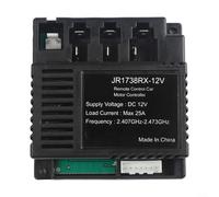 12V 2.4G Receiver for Children's Electric Car Remote Control JR1738RX Slow Start Function Compatible with Ride On Toys(receiver)