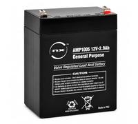 12V 2.9Ah Sealed Lead Acid Battery with F4.8 Terminals | Valve Regulated Rechargeable SLA VRLA Battery | Maintenance Free Backup Power for Alarm Systems, Emergency Lighting & UPS