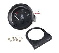 12V 2 Inch Fuel Gauge Meter 52mm Panel Mount Design for Vehicles Using 240-33 Ohm Fuel Sending Units LED Backlit for Clear Viewing
