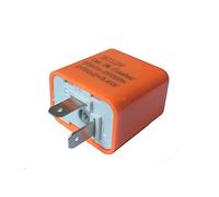12V 2 Pin Speed Adjustable LED Flasher Relay Turn Signal Light Resistor Fix Hyper Flash Control for Motorcycle