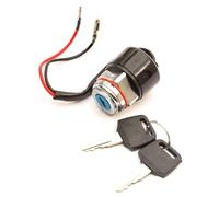 12v 2 Stage Ignition Key Switch Barrel On Off 2 Wire 2 Keys Electric Start Mini Moto Quad Bike ATV