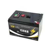 12V 200Ah Lithium LiFePO4 Deep Cycle Battery ，Compatible For Off-Grid Applications, Solar,Fish Finder,Lighting, Power Wheels Built-in(12v 150Ah-charger)