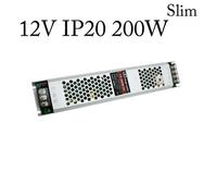 12V 200W 16.6Amp Slim Low Voltage Transformer, Slim Universal Regulated Switching Power Supply Converts Ac 240V To Dc 12V