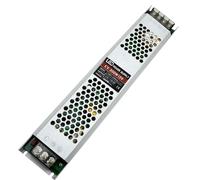 12V 200W LED Transformer AC 240V To DC 12V 16.6A Ultra Slim Power Supply Low Voltage Switching Transformer Adapter For Cabinet Wardrobe Lighting Strip Lights Kitchen Display