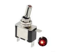 12V 20A LED for toggle Switch Aircraft Cover Purple 12V 20A LED | 12V 20A high current rating, purple LED status light, aircraft safety flip cover, aluminum alloy build