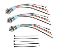 12V 20Amp Latching Push Button Switches Waterproof on Offs Switches 16mm Push Button Prewired for Marine Boats Waterproof Toggle