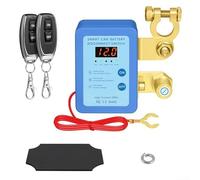 12V 240A Battery Disconnect Switch With Remote And Manual Operation For Cars, Boats, RVs, Trucks, And Motorcycles