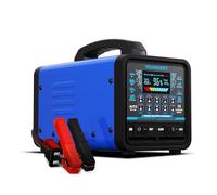 12V/24V 0-20A 2026 Updated Battery Charger and Maintenance with Automatic Shut-Off, Repair and Winter Mode, 10 Modes and Colour Display for Car, Truck, Motorcycle, RV