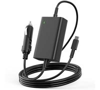 12V/24V 100W Car Laptop Charger USB C Compatible with MacBook Lenovo Thinkpad Dell Latitude HP Chromebook Asus Acer Huawei Xiaomi Air Samsung and All Type-C Devices 100 Watt Type C Power Adapter